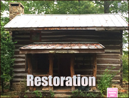 Historic Log Cabin Restoration  Talladega County, Alabama